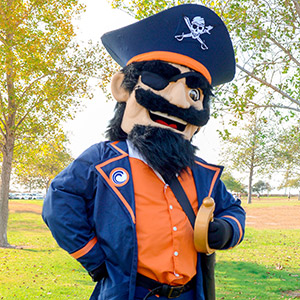 Pete the Pirate at the park