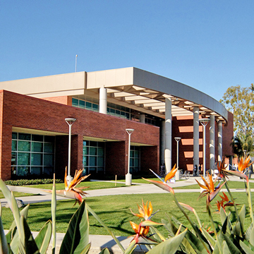 front view of the library